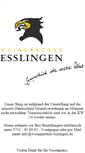 Mobile Screenshot of esslinger-wein-shop.de